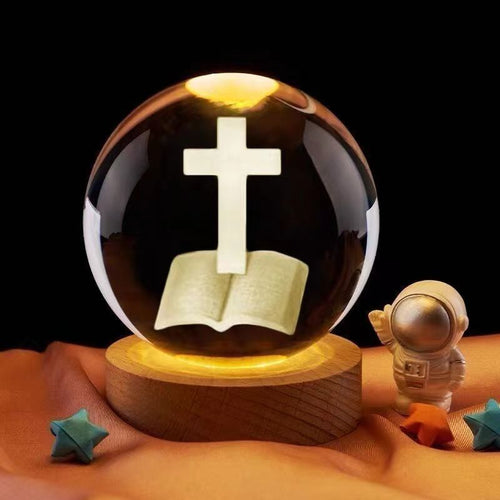 THE BIBLE CROSS CHRISTGLOW LAMP